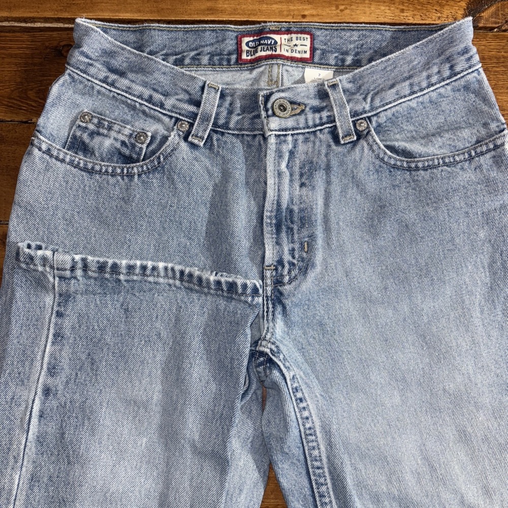 Old Navy Light Blue Boot Cut Jeans